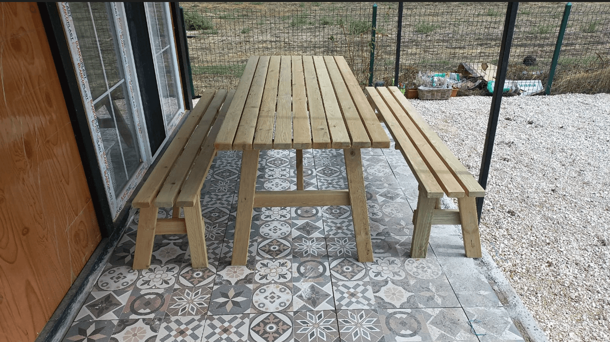 Arkalıksız 3 Parça Piknik Masası küçük görsel 8