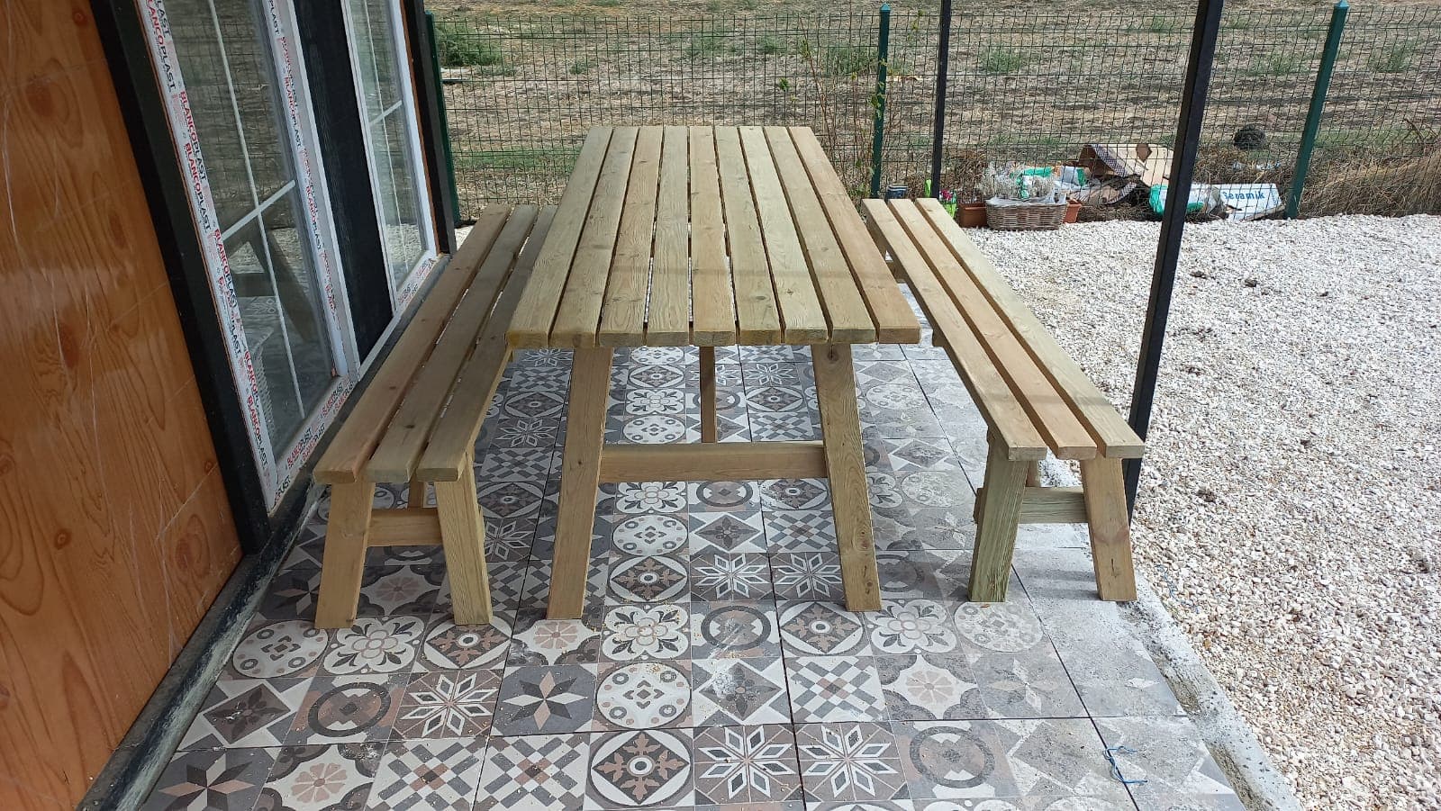 Arkalıksız 3 Parça Piknik Masası küçük görsel 9
