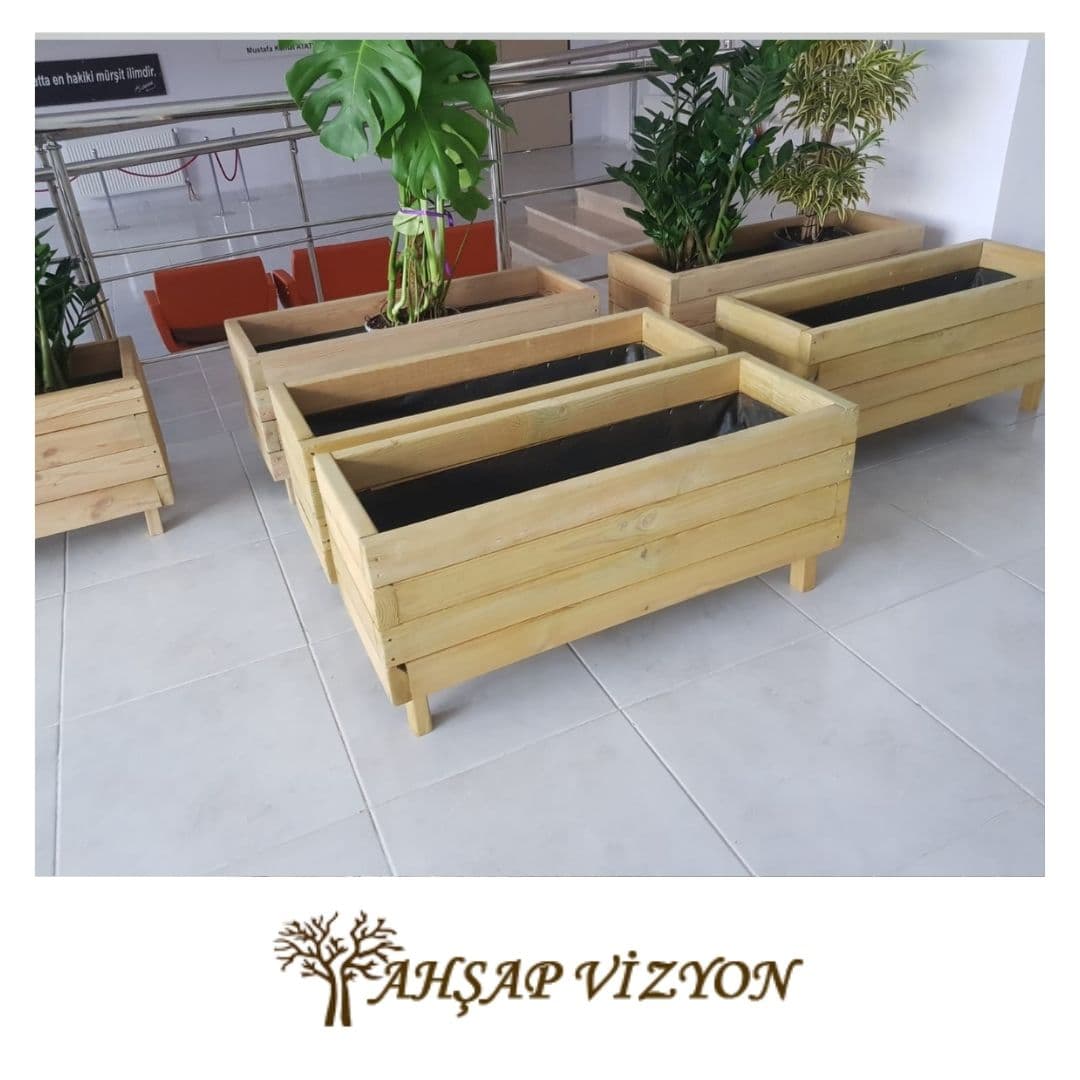 Standart Model Ahşap Saksı