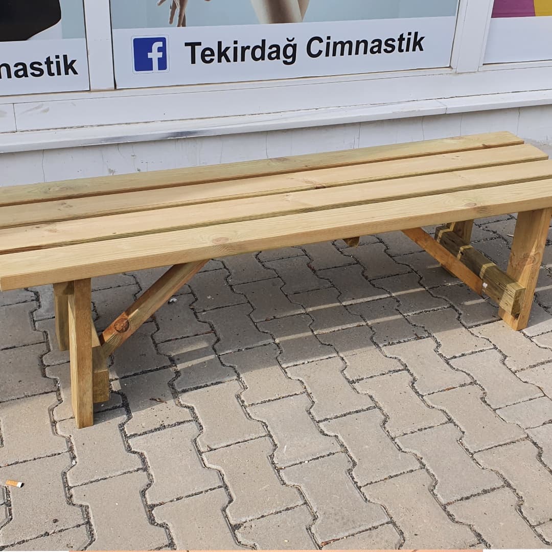 Arkalıksız Ahşap Bank küçük görsel 2