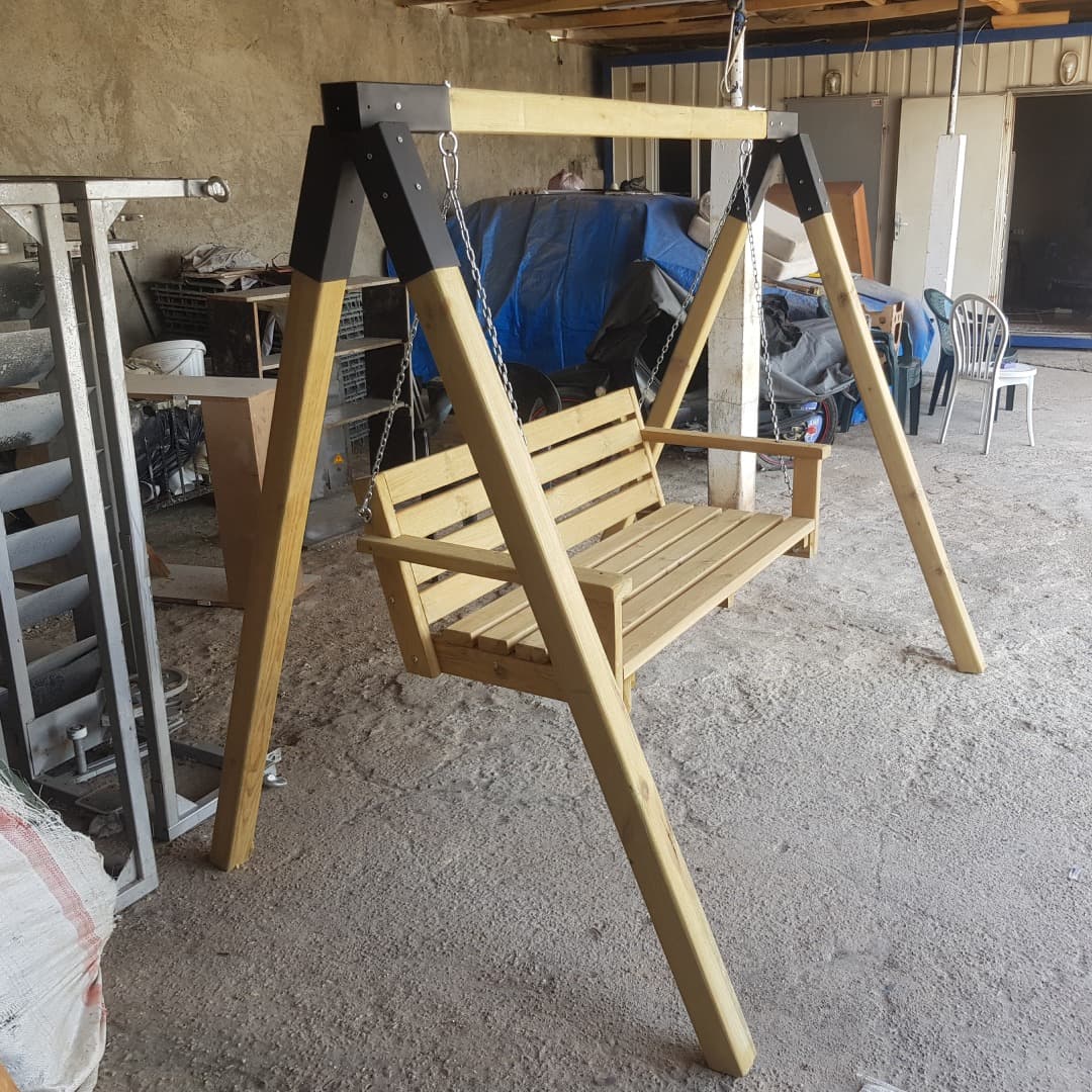 Ahşap Salıncak küçük görsel 3