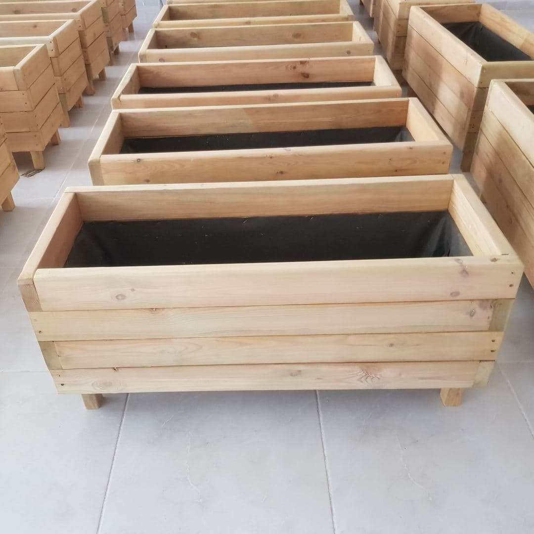 Standart Model Ahşap Saksı küçük görsel 6