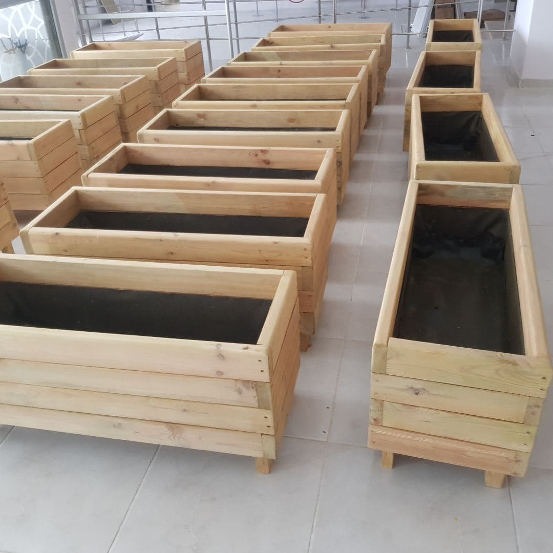 Standart Model Ahşap Saksı küçük görsel 5