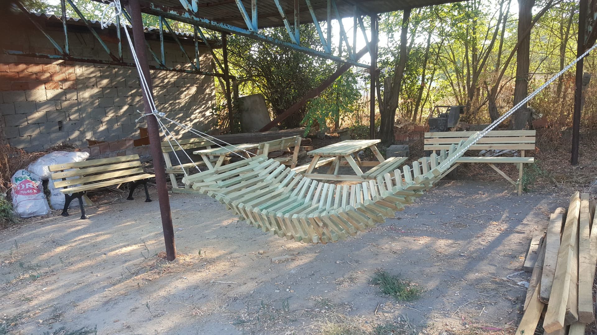 Ahşap Hamak küçük görsel 9