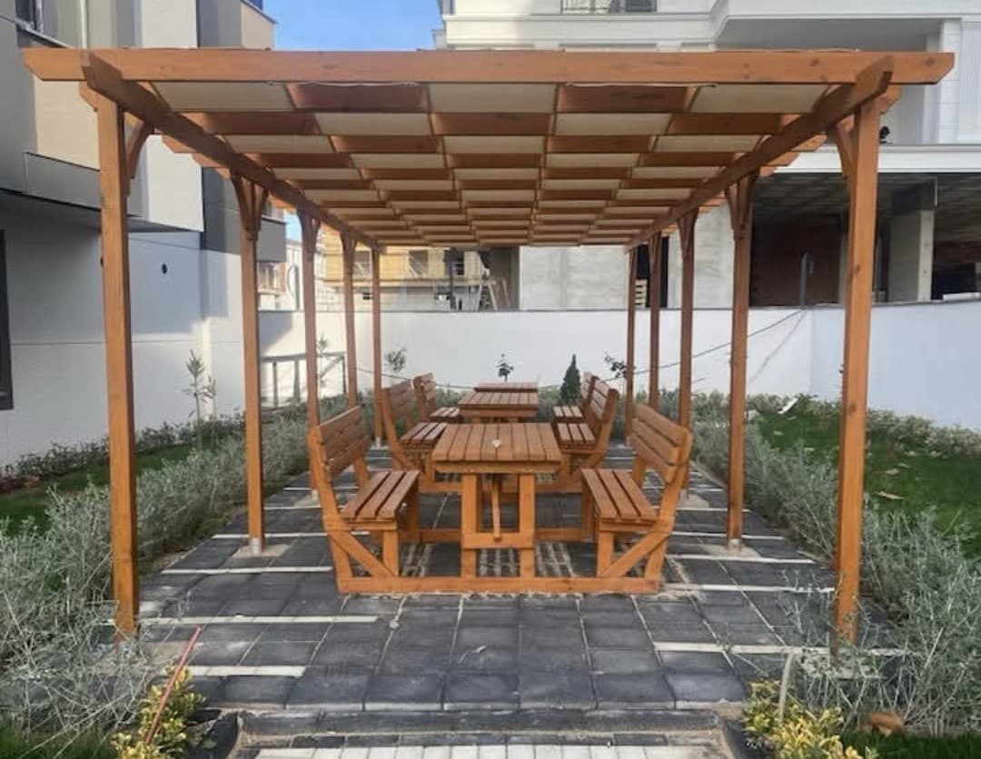 AHŞAP ÖRTÜLÜ PERGOLA küçük görsel 5