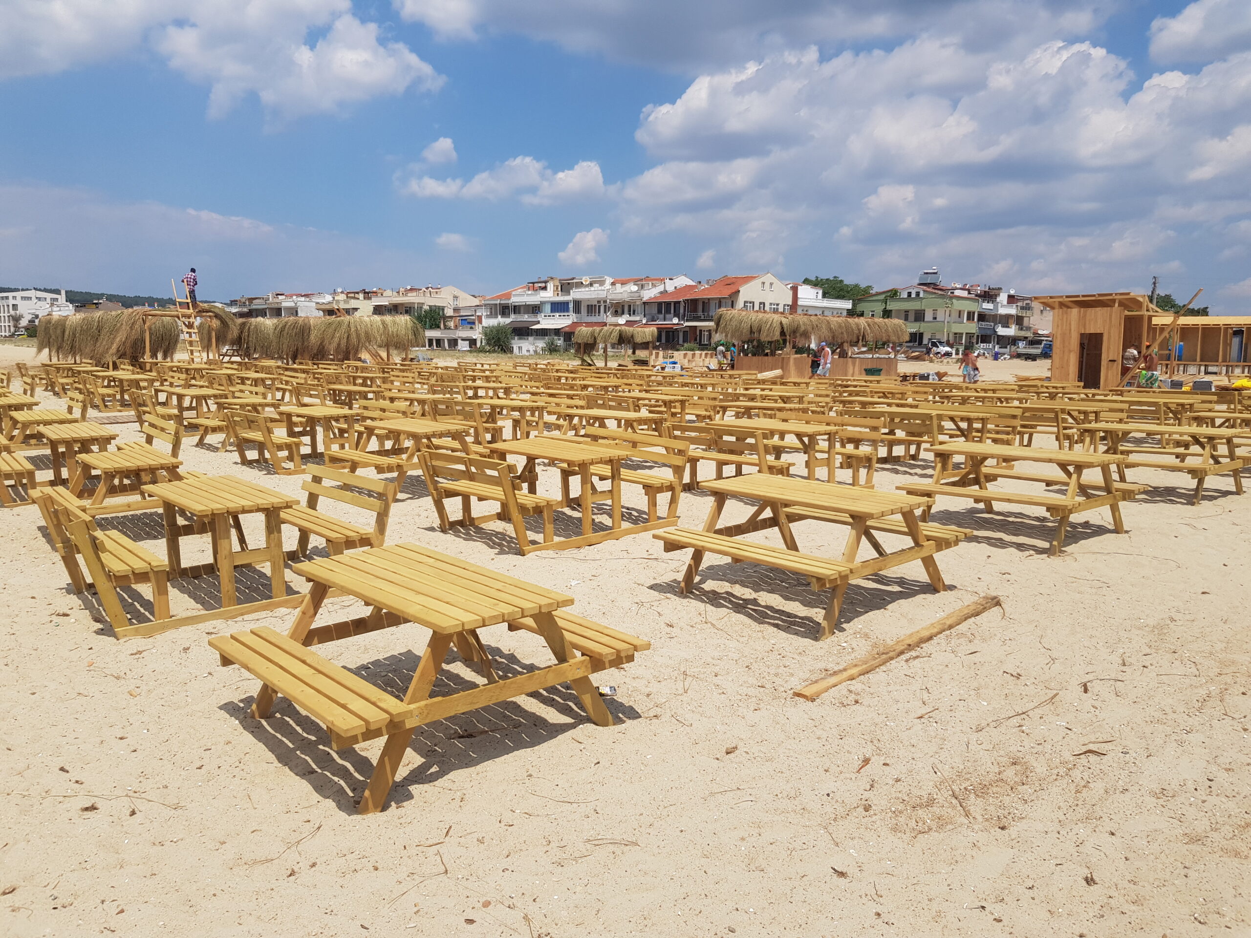 8 Kişilik Sırt Dayamalı Piknik Masası - Görsel 4