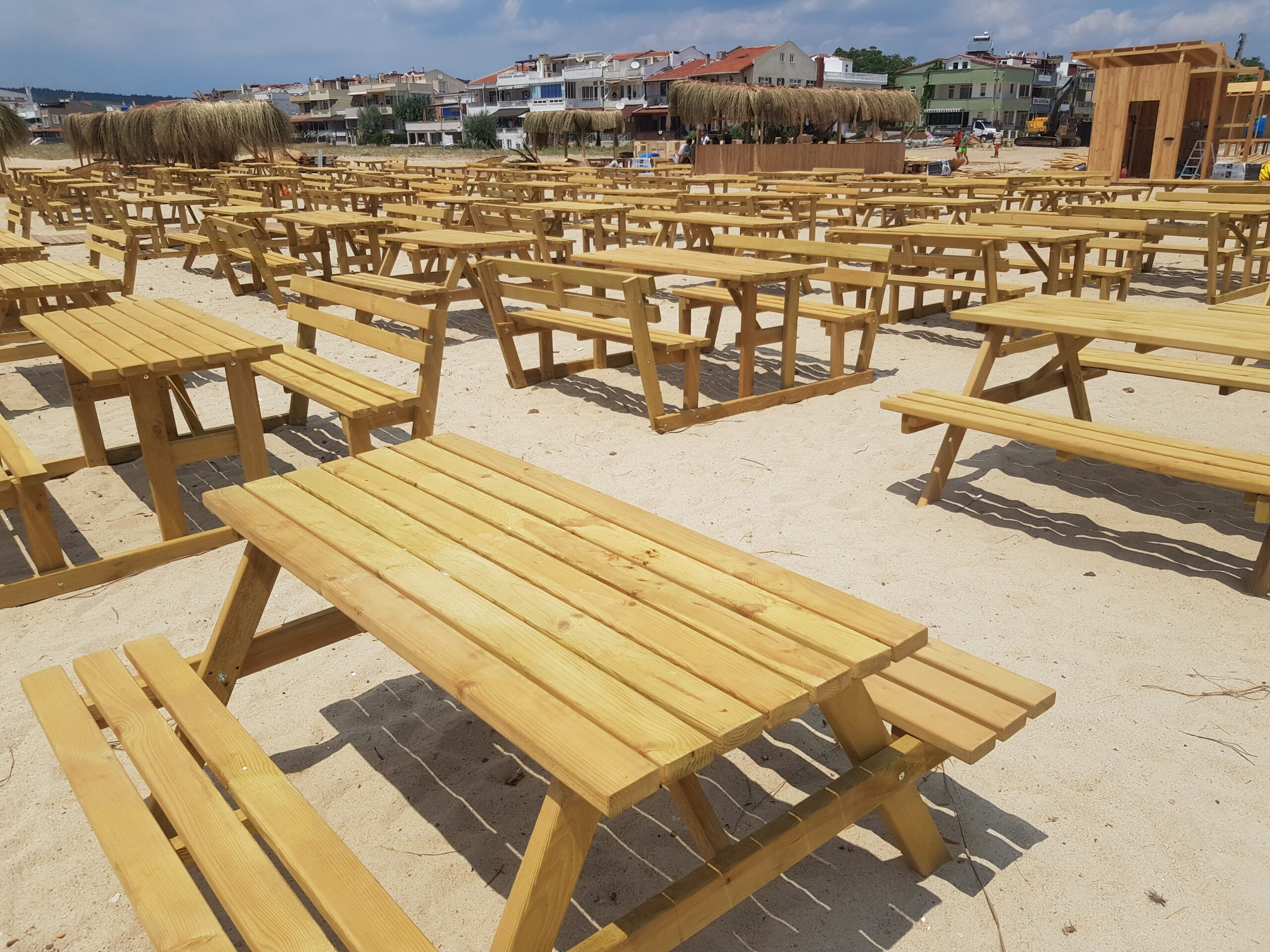 8 Kişilik Sırt Dayamalı Piknik Masası - Görsel 5