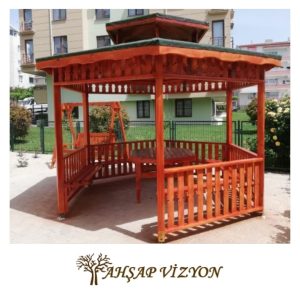 Altıgen Ahşap Kamelya