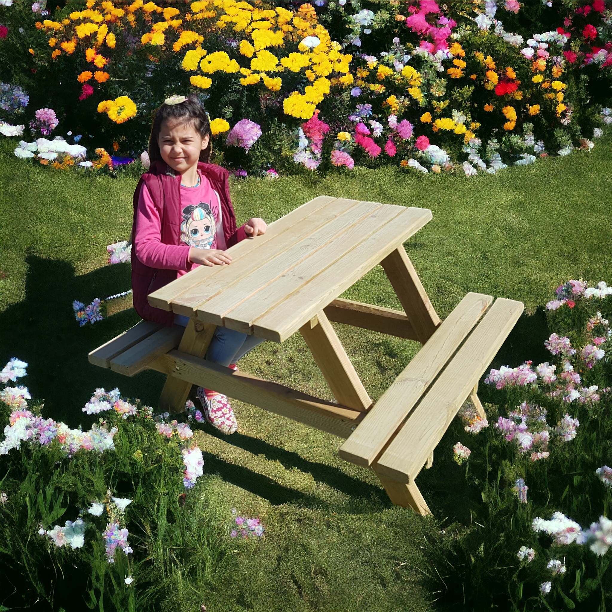 Çocuk Piknik Masası - Görsel 4