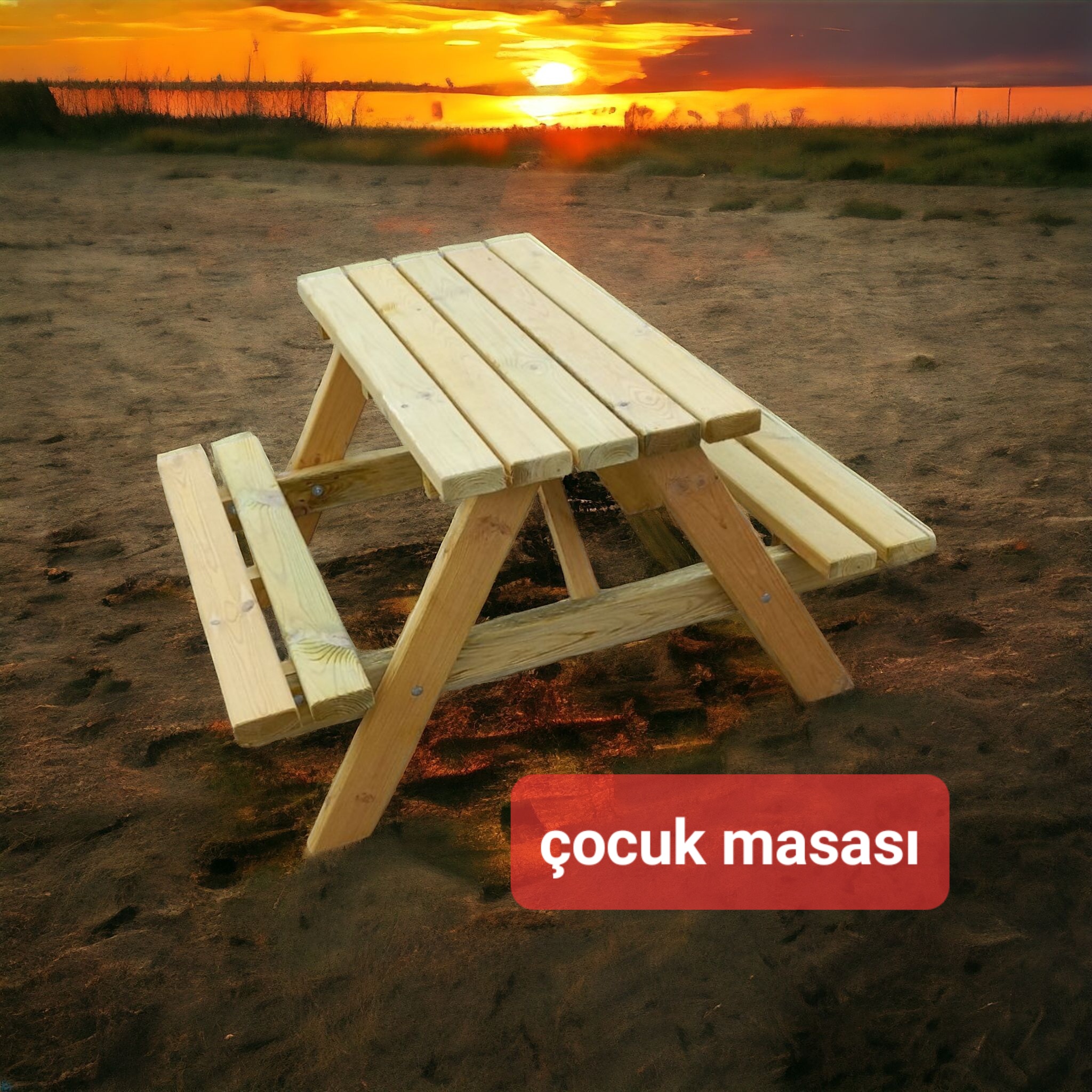 Çocuk Piknik Masası - Görsel 5