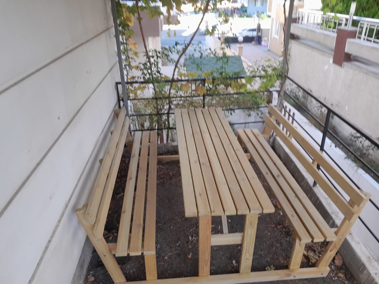 8 Kişilik Sırt Dayamalı Piknik Masası - Görsel 8