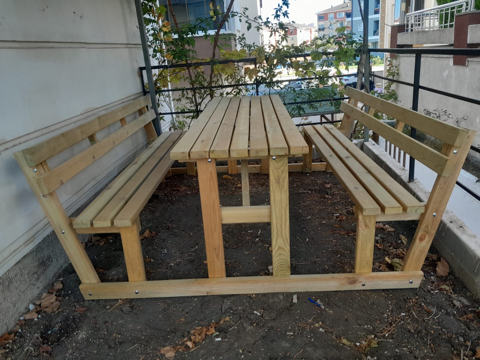 8 Kişilik Sırt Dayamalı Piknik Masası - Görsel 9