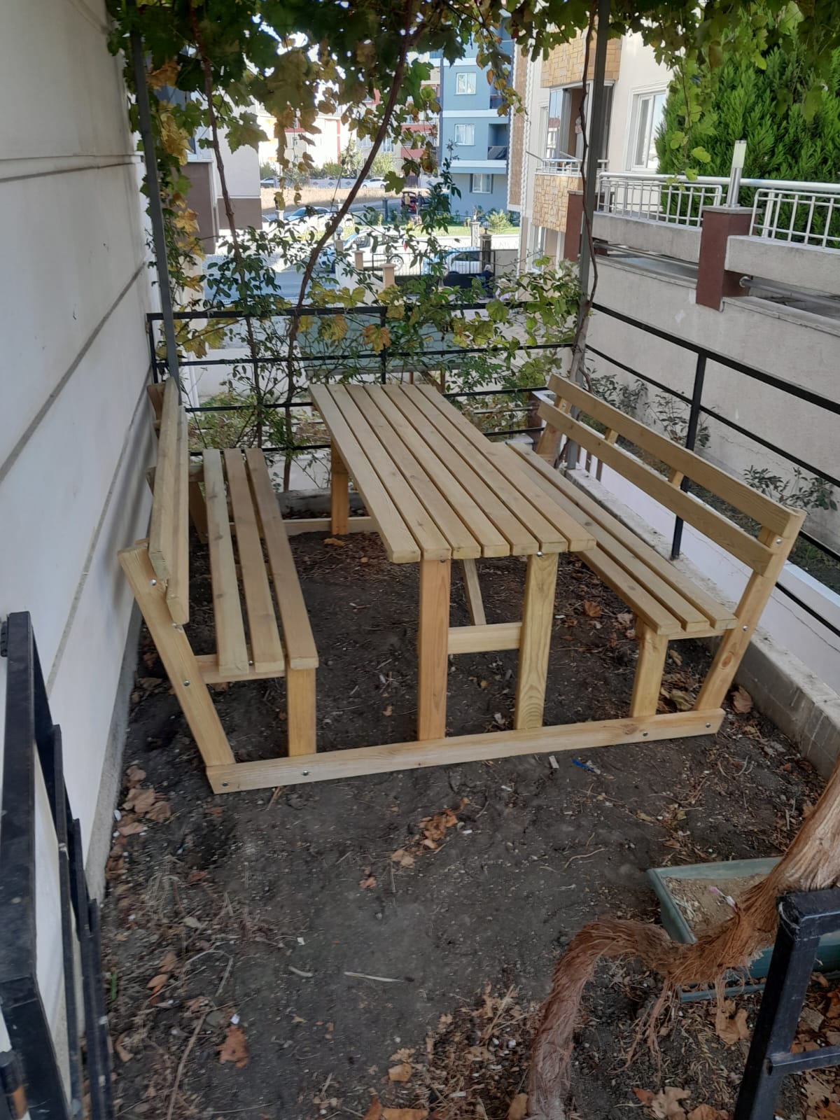 8 Kişilik Sırt Dayamalı Piknik Masası - Görsel 10