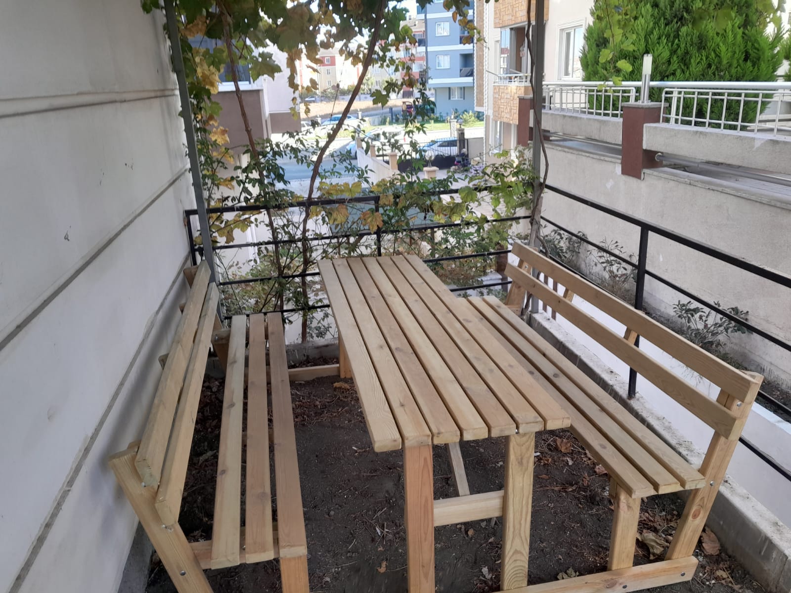 8 Kişilik Sırt Dayamalı Piknik Masası - Görsel 11