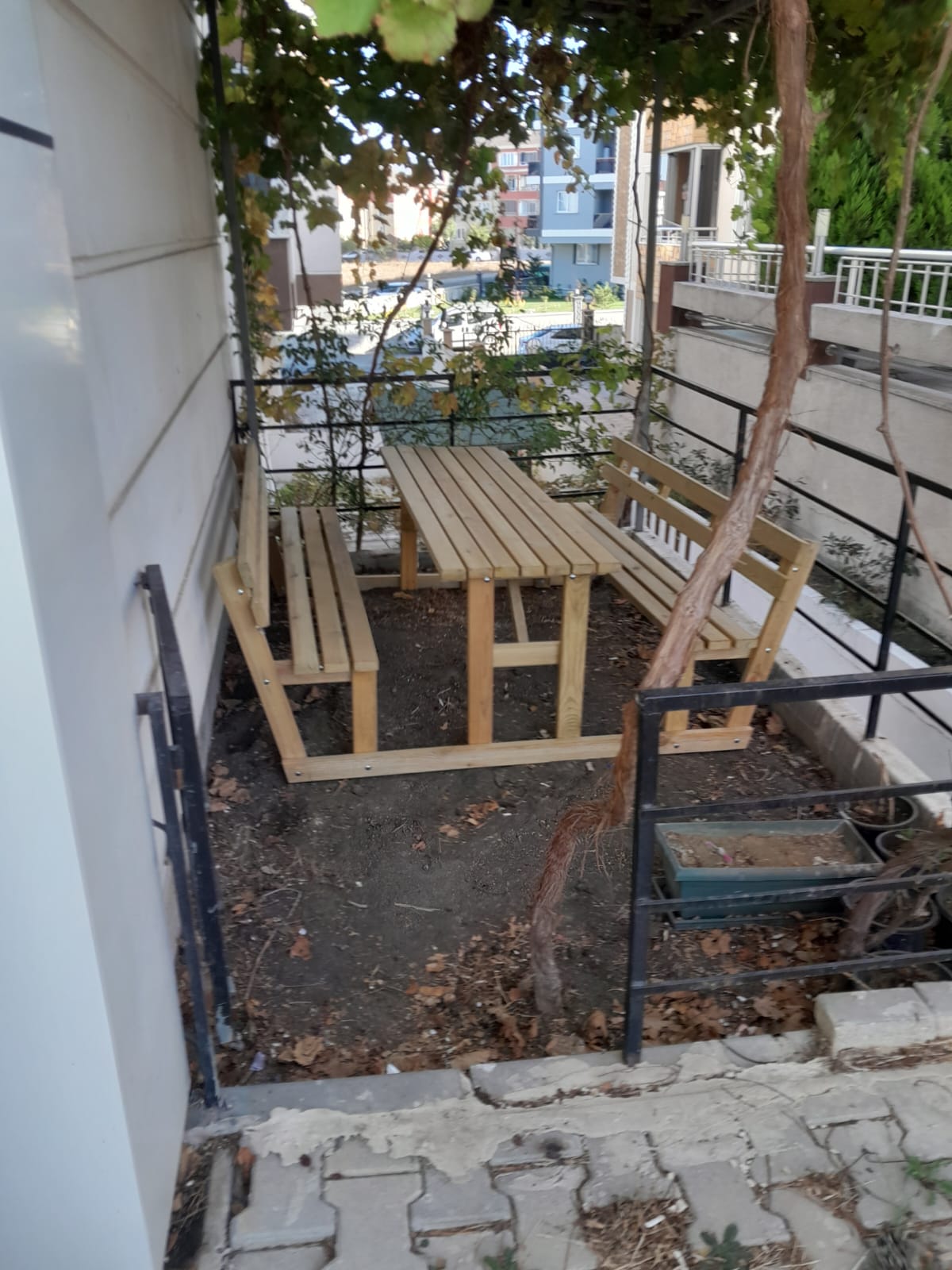 8 Kişilik Sırt Dayamalı Piknik Masası - Görsel 2