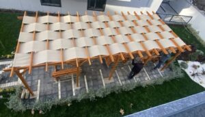 AHŞAP ÖRTÜLÜ PERGOLA